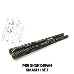 Per Skok Depan Smash Titan (Harga Per Set Isi 2) - Peer Pir Ver Vir Dalam As Linggis Sok Sekok Shockbreaker Depan Suzuki Smash Titan Panjang 312 cm