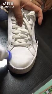 KIME น้ำยาทำความสะอาดรองเท้า มีหัวแปรงขัด รองเท้าขาวสะอาด ขจัดสีเหลืองและคืนความขาวให้รองเท้า