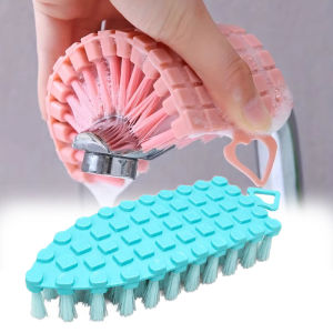 Flexible Bendable Gap Cleaning Brush / Durable Detachable Scrubber / Household Deep Cleaner / Kitchen Bathroom Narrow Corner Washing Tool