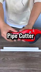 PVC Pipe Cutter 32mm Ratchet Cuts Plastic Tube Pipe Shear Scissors Hose Cutting Hand Tools