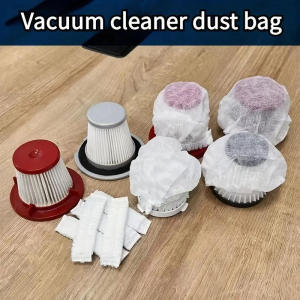 Non-woven Cheap Disposable 100 Pcs Vacuum Cleaner Filter Protective Covers Washable Fabric For Hand Held Cleaners
