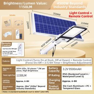NVC | Solar Waterproof Outdoor Light