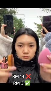 Foundation Makeup Brush Magic Traceless Foundation Make-up Brush Portable Fast Makeup Concealer Foundation Make-up Brush Berus solek ajaib berketumpatan tinggi untuk Krim BB bedak tabur asas lembut dan tanpa kesan alat kosmetik