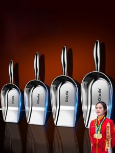 Ice Scoop Stainless Steel Food Sugar Tea Bean Feed Dried Fruit Dry Goods Small Shovel Supermarket Rice Spoon Flour Ladle Milk Tea Shop