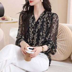 DAIXIANGFEIZI | Áo Blouse Dài Tay Thời Trang Phổ Biến