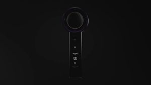 N100 High speed 100 level handheld mini fan LED digital display USB charging portable turbine desktop small electric fan
