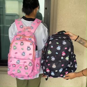 💗 เปิดเทอมแล้ว กระเป๋าเป้ สวยๆ ลาย Monster ไซส์ใหญ่ ขนาด 16 นิ้ว มีช่องใส่ขวดน้ำด้านข้าง มีซัพพอร์ทด้านหลัง