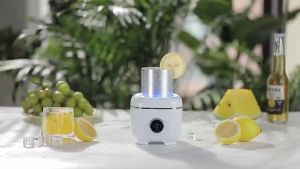 OATSBASF Quick Cooling Heating Cup Beverage Electric Cooler Mug Desktop Refrigerator Ice Maker Machine