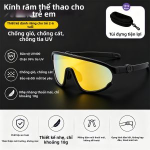 Kính Đeo Đua Xe Đạp Chống Gió Ngày và Đêm Trẻ Em Mắt Kính Trong Suốt
