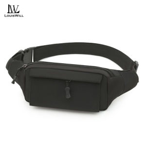 LouisWill กระเป๋าคาดเอวกระเป๋าคาดหน้าอกของผู้ชายกระเป๋าคาดลำตัวกระเป๋าออกกำลังกายกันน้ำกระเป๋าสะพายไหล่กระเป๋าเดินทางทุกเพศกระเป๋ากีฬากลางแจ้งกระเป๋าลำลองกระเป๋าถนนสำหรับนักศึกษา