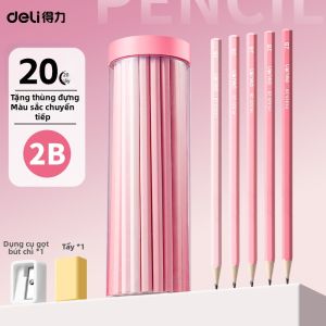 deli | Bút Chì Đa Màu Bền 2B