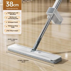 Maryya | Hands-Free Oil and Stain Removal Wet/Dry Floor Mop for Commercial Use