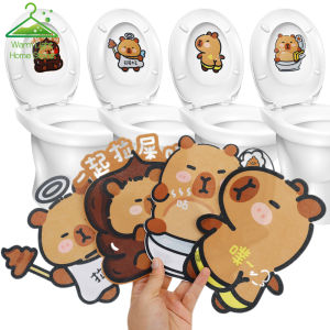 1/4Pcs Bathroom Toilet Lid Deodorant Sticker DIY Cartoon Lemon Jasmine Fragrant Stickers Home Decor Artifact High-end Toilets Supplies