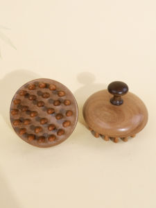 Real Wood Wide Tooth Comb Tea Pot Lid Massage Comb Traditional Chinese Style Meridian Massage Comb Durable Personal Care Tool