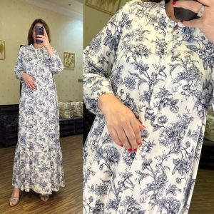 Daily Homey Dress • Daster Busui Jumbo Bigsize Oversize Terbaru Baju Wanita Hijab Kekinian Outfit OOTD Gamis Lebaran Cantik Elegant Bunga Ruffle Rok Susun Larissa Bella Arab Korean Style Syari