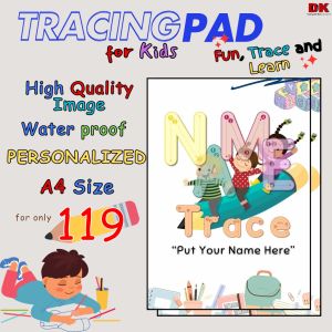 Customize Name Trace Book For Kids or Toddlers Learning to Write & Count Coloring Buy 3 books get 1 free!***