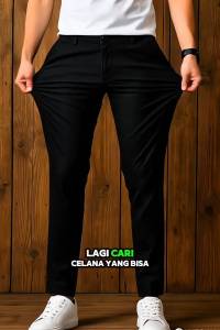 Celana Chino Pria Slim Fit | Bahan Lembut & Stretch | Celana Kerja & Casual Harian