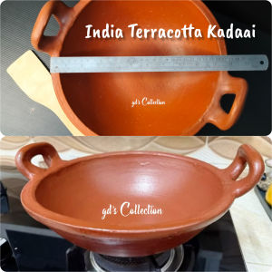 Clay Kadai From India 25cm Dia gdscollection