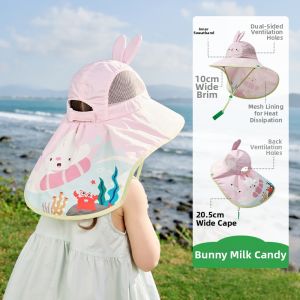 Kocotree | Childrens Sun Hat for Boys and Girls with Cape