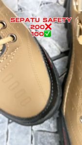 GUEVA - Sepatu Pria 058 Ujung Besi | Sepatu Outdoor Hiking Anti Slip Anti Licin Size 39-46 Bisa COD