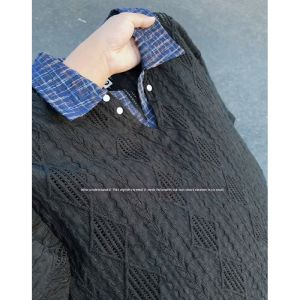 NANSSE | Breathable Hollow Out Polo Collar Shirt