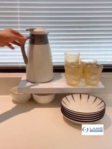 Kệ bồn rửa chén trước cửa sổ kệ mở rộng bệ cửa sổ nam châm không khoan tường KBR53