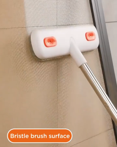 ODOROKU 2 In 1 Window Screen Cleaner and Lint Remover Fur Remover Fur Cleaner Glass Cleaning Disassembly-free Cleaning Brush Cleaning Animal Hair Extended Wall Rod