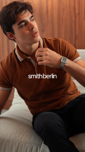 Kaos Polo Pria Lengan Pendek Smith Berlin Pierre Slim Fit Katun Pique Premium Kaos Polo Kerah Garis Anti Gerah