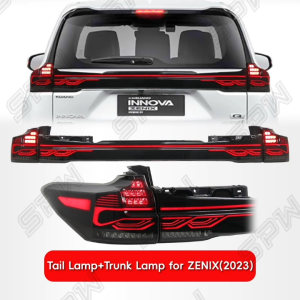 Toyota Innova Zenix (2023-2025) V3 Tail Lamp Tail Light Rear Garnish Trunk LED Dynamic DRL Daylight Welcome Running Signal Brake Reverse Light 2023 2024 2025