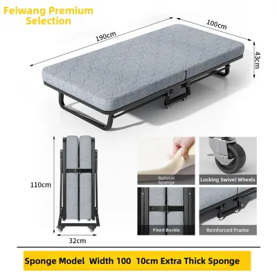 FWTDF | Portable Single Folding Bed for Nap and Office