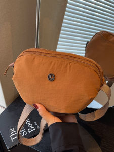 Trendy Dumpling Shaped Shoulder Crossbody Bag for Women Fashionable Versatile Handbag Korean Style Shell Form Soft PU Leather