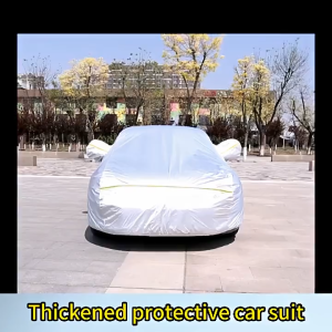【Resistant Class 13 Typhoon】 Universal car cover  outdoor protection car cover Sunscreen/Windproof/Dust-proof/waterproof size:M/L/XL/XXL/3XL With reflective strips For Coupe Sedan SUV car cover sedan auto exterior covers车罩