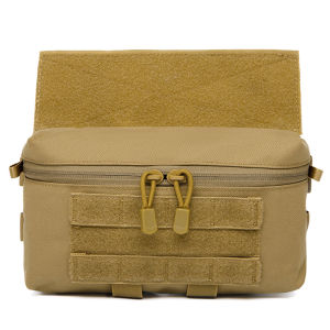 กระเป๋าอเนกประสงค์แบบยุทธวิธี Molle Admin Pouch สำหรับกีฬาล่าสัตว์ กระเป๋าใส่ของแบบ Dump Pouch ทำจากไนลอน สำหรับติดตั้งด้านหน้าของเสื้อเกราะ Plate Carrier หรือ Chest Rig พร้อมชุดอุปกรณ์ Molle Carrying Kit