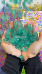 1SET/50PCS Miniatur Bebek Gid Glow In The Dark Transparan Ornamen Resin Diy Prakarya Liontin Manik Gantungan Kunci Anting Pernik