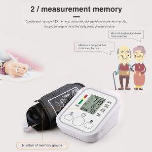 Alat ukur tensi monitor tekanan darah tensimeter digital portable murah  Electronic Pressure Monitor With Voice