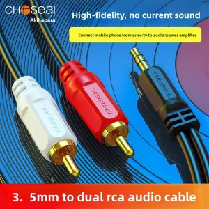 Choseal | Split Audio Cable 3.5mm to Dual RCA