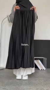 Rok Plisket Premium Saku Polos: Rok Nyaman & Elegan
