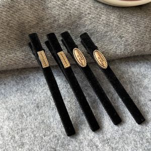 Black Flocking Duckbill Hair Clip Womens Hair Accessories Side Edge Hairpins Original Design Hair Accessories for Women