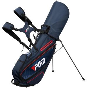 PGM GOLF | Waterproof Foldable Base Portable Golf Stand Bag with Insulated Beverage Pocket