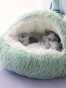 Cat Nest Four Seasons Universal Cat House Closed Cat Kittens Kitten Bed Winter Kennel WinterThermal Supplies
