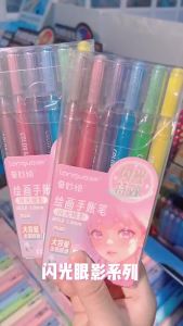Bộ Bút Gel Màu Languo 1.0mm Có Hiệu Ứng Nhũ Dành Cho Học Sinh Viết Vẽ Đánh Dấu Ghi Chú Văn Phòng Phẩm Học Đường