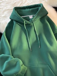 Mens Fleece Hoodie Autumn Winter Basic Oversized New Casual