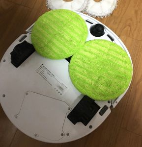 Vải Lau Sàn Robot Hút Bụi Thay Thế 14cm Vải Lau Sàn Điện Dính Bụi Vải Lau Sàn Hình Tròn Phụ Kiện Vệ Sinh Gia Đình