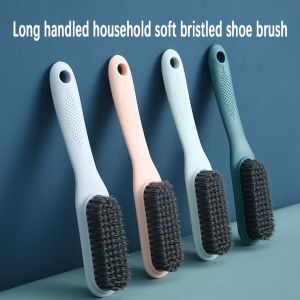 Household Cleaning Soft Bristled Shoe Brush Laundry Brush Non Damaging Shoe and Clothing Cleaning Brush Long Handled Brush