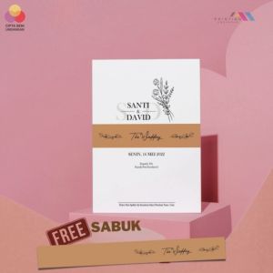 { 200 PCS } Undangan Pernikahan | Undangan MURAH | Undangan Khitan | Elegan & Murah | SERI S.01