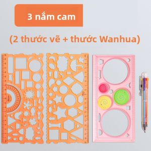 JIELI | Bộ Thước Vẽ Đa Năng Lớn Cho Trẻ Em
