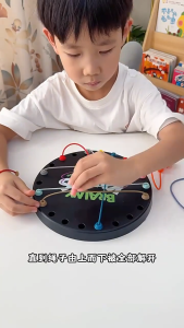 Permainan Minda Untying The Rope Challenge Puzzle Toy Board Game Mainan Tali Simpul Kanak Montessori