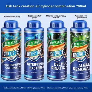 MONLEYTA | Aquarium Water Purifier Denitrifying Bacteria Fish Feces Decomposition Water Quality Purifier Tank Start-Up Water Cultivation