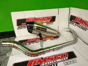 KNALPOT RACING AKRAPOVIC VIXION GSX NEWCB CBR150 R15 FU SONIC  BYSON SCORPIO DLL