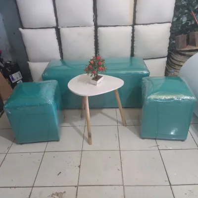 Sofa minimalis harga 1 set | Stool sofa 1 set